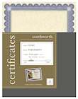 BLANK CERTIFICATES, FOIL BORDER, IVORY PARCHMENT, 8.5" X 11", 15/CT THUMBNAIL